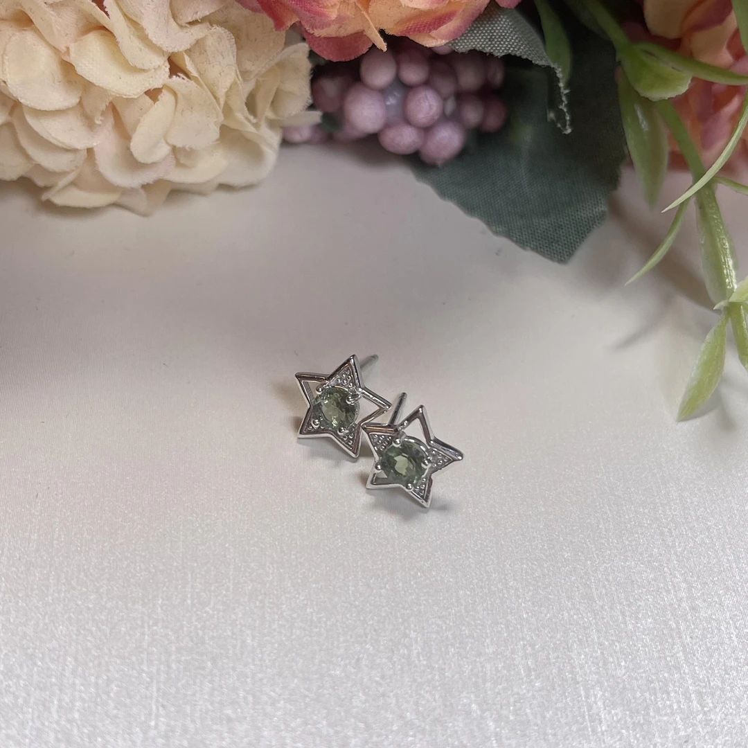 【七七推荐】捷克星星耳钉/对（多样性发其一）