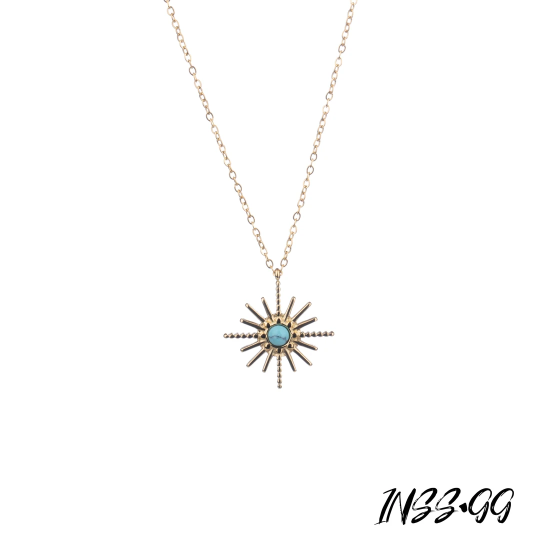 钛钢项链 【INSS·GG】气质轻奢时尚简约小众高级感太阳项链X064