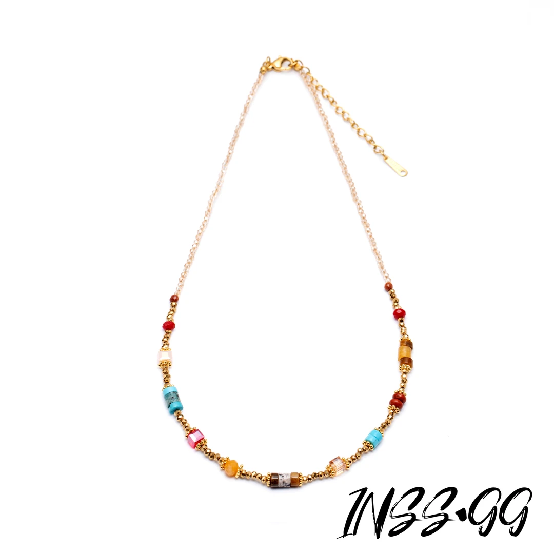 钛钢仿水晶项链 【INSS · GG】小众新款百搭个性轻奢时尚项链MX2485