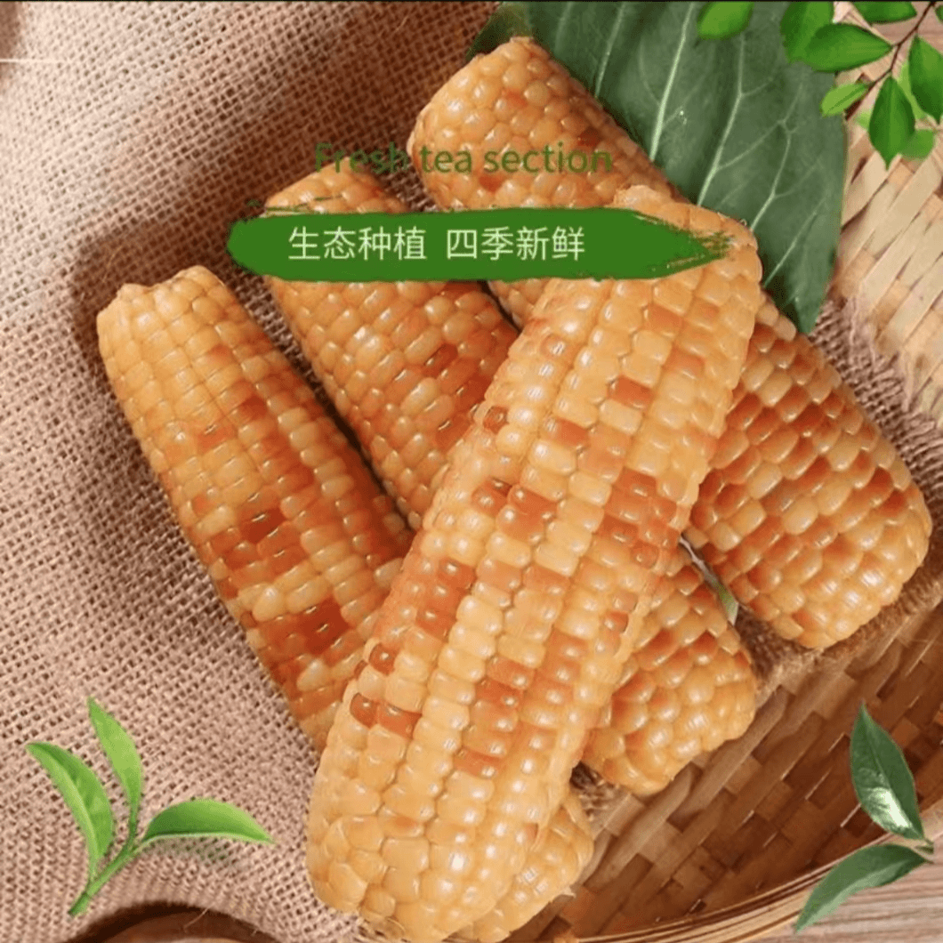 2024年东北新鲜花糯玉米280g-350g*一箱6-7斤一箱10支带甜粒软糯