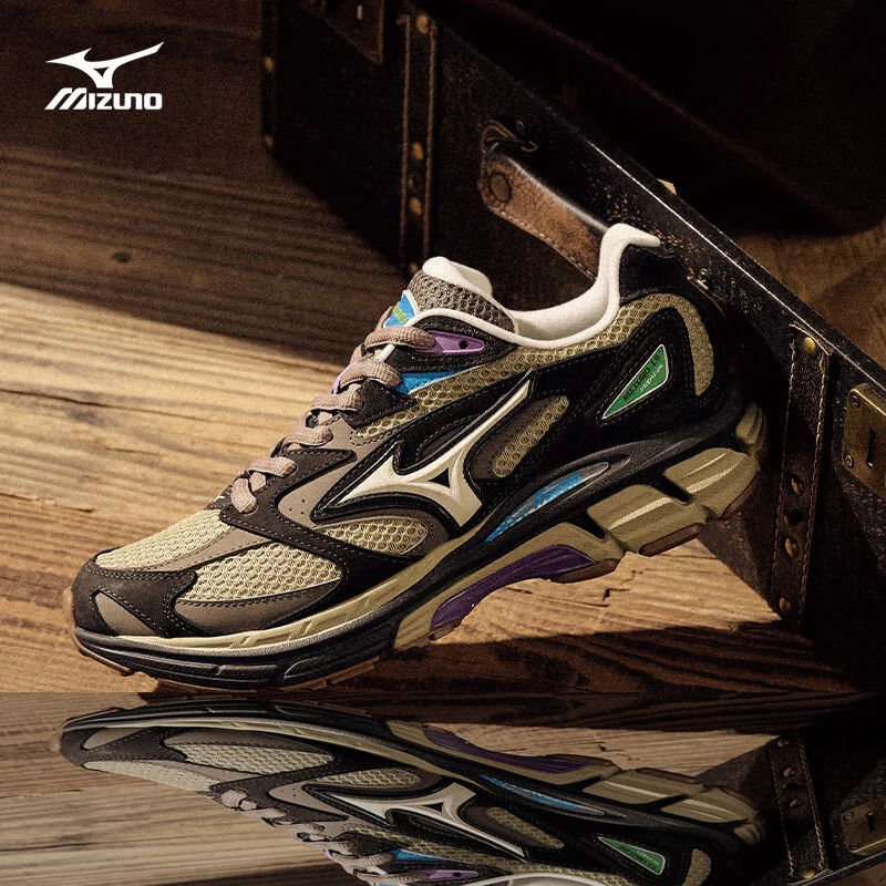 Mizuno美津浓男鞋女鞋户外运动鞋复古老爹鞋低帮人生跑鞋D1GH2411