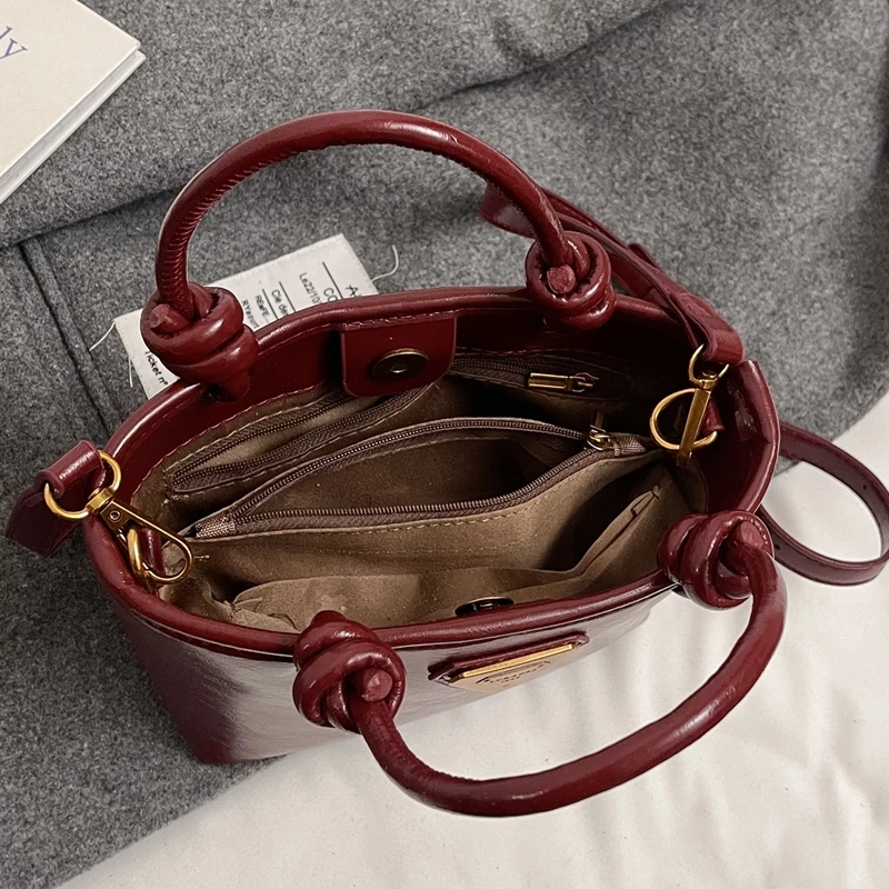 【有拉链夹层】洋气休闲外出逛街上班小拎包斜挎包2024新款潮时尚