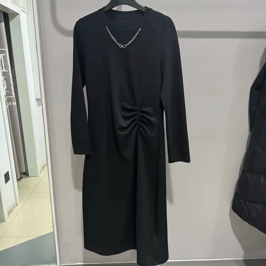 【VV FUSHI】L22100049女装连衣裙百搭简约长款休闲时尚连衣裙