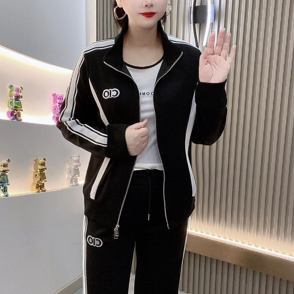 秋季新款运动套装送背心（不加绒）