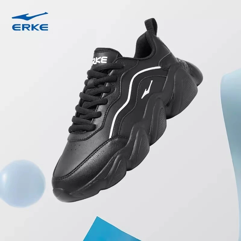 【告白】2代 鸿星尔克女老爹鞋秋季革面厚底休闲运动鞋52124102231