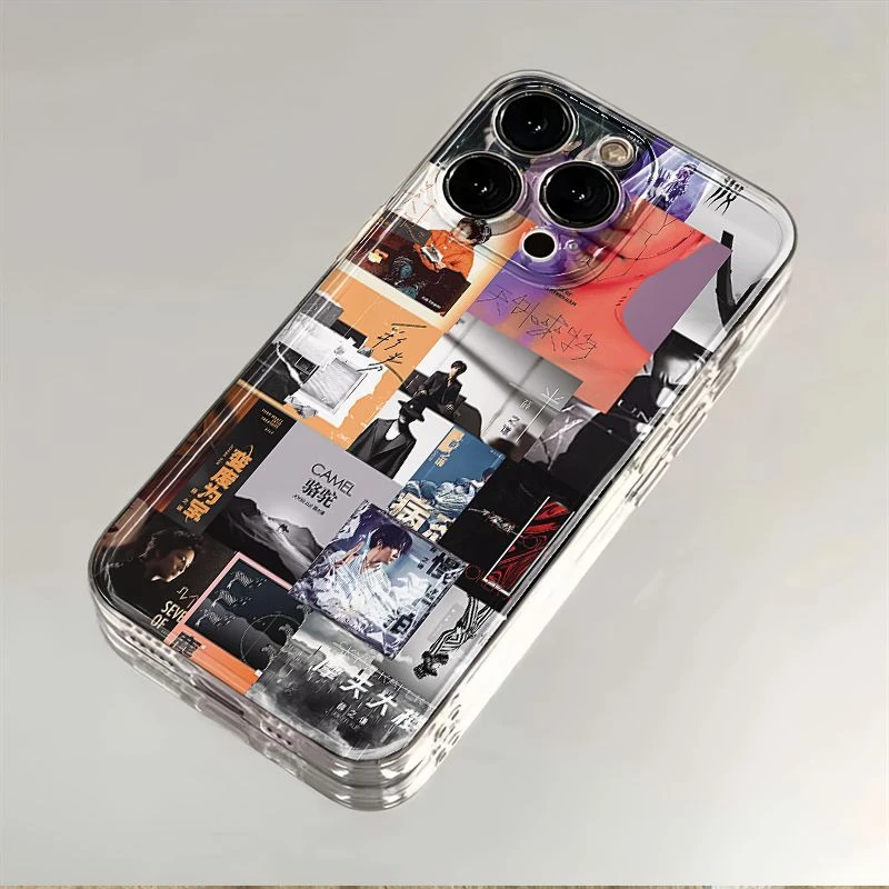薛之谦唱片适用苹果15/14promax手机壳iPhone13软12防摔11简约78p