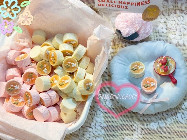 【恋爱小狗抹面蛋糕】顶顶糕定制树脂食玩DIY仿真摆件玩具