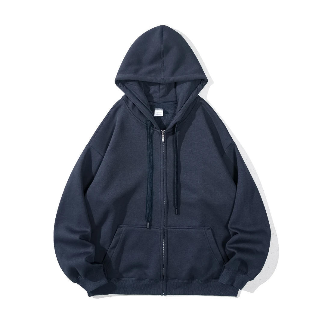 【24秋新品】360克柔软拉链连帽开衫卫衣