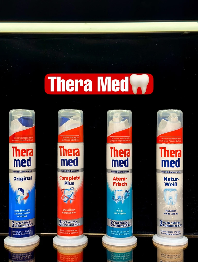 【专属】德国/Theramed汉高按压直立式牙膏去黄去渍清新