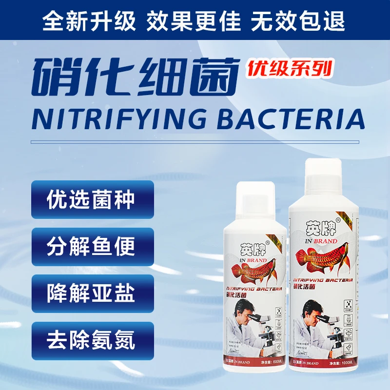 英牌硝化细菌种鱼净水剂氨氮水质鱼粪优选消化活菌