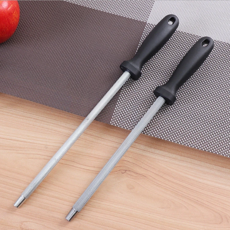 高碳钢磨刀棒 磨刀器 磨刀石 磨刀棍 实用磨刀工具