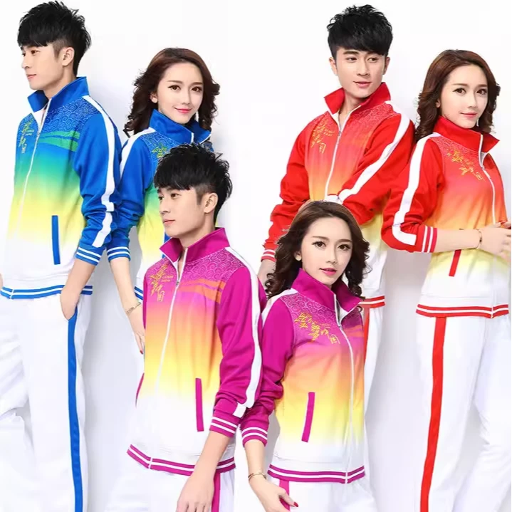 晋冠108款套装运动服两件套梦中国中老年佳木斯健身操服广场舞服