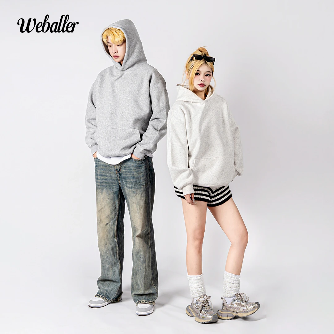 【AKG&studio】秋季连帽卫衣华棉加绒保暖美式宽松卫衣百搭秋冬1