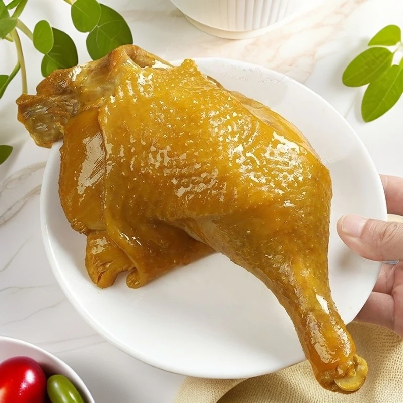 【买1送1只】盐焗大鸭腿香辣五香麻辣下酒菜解馋小吃零食多种口味选