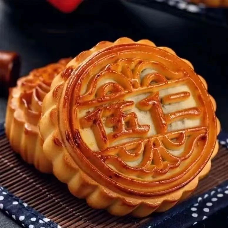 到手1斤】广式五仁月饼多口味中秋月饼传统酥皮月饼经典老伍仁月饼