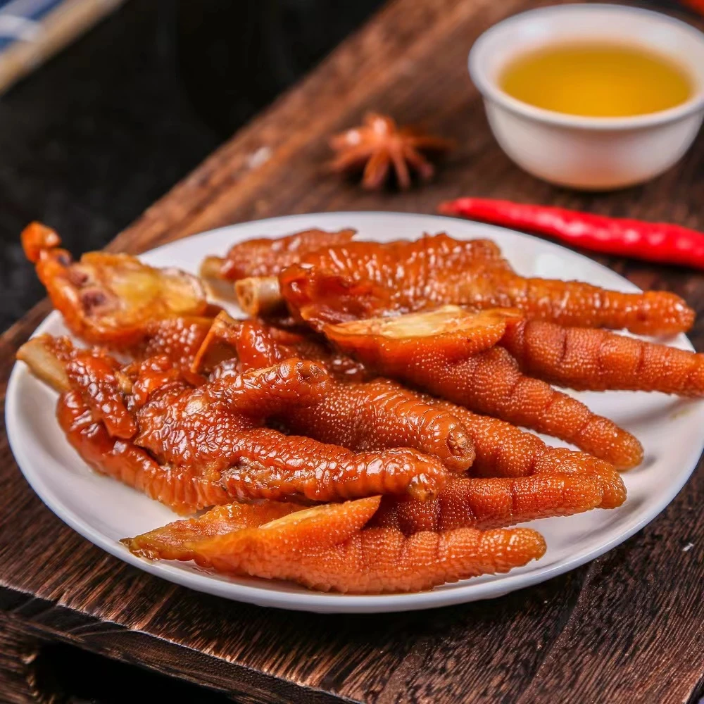 南京风味五香老卤鸡爪特色追剧零食即食150g*4袋装美味口感精选