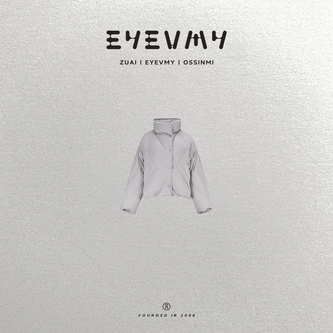 【腔调鹅绒服】90鹅绒高级感菱格立领羽绒服WT44OYQ006