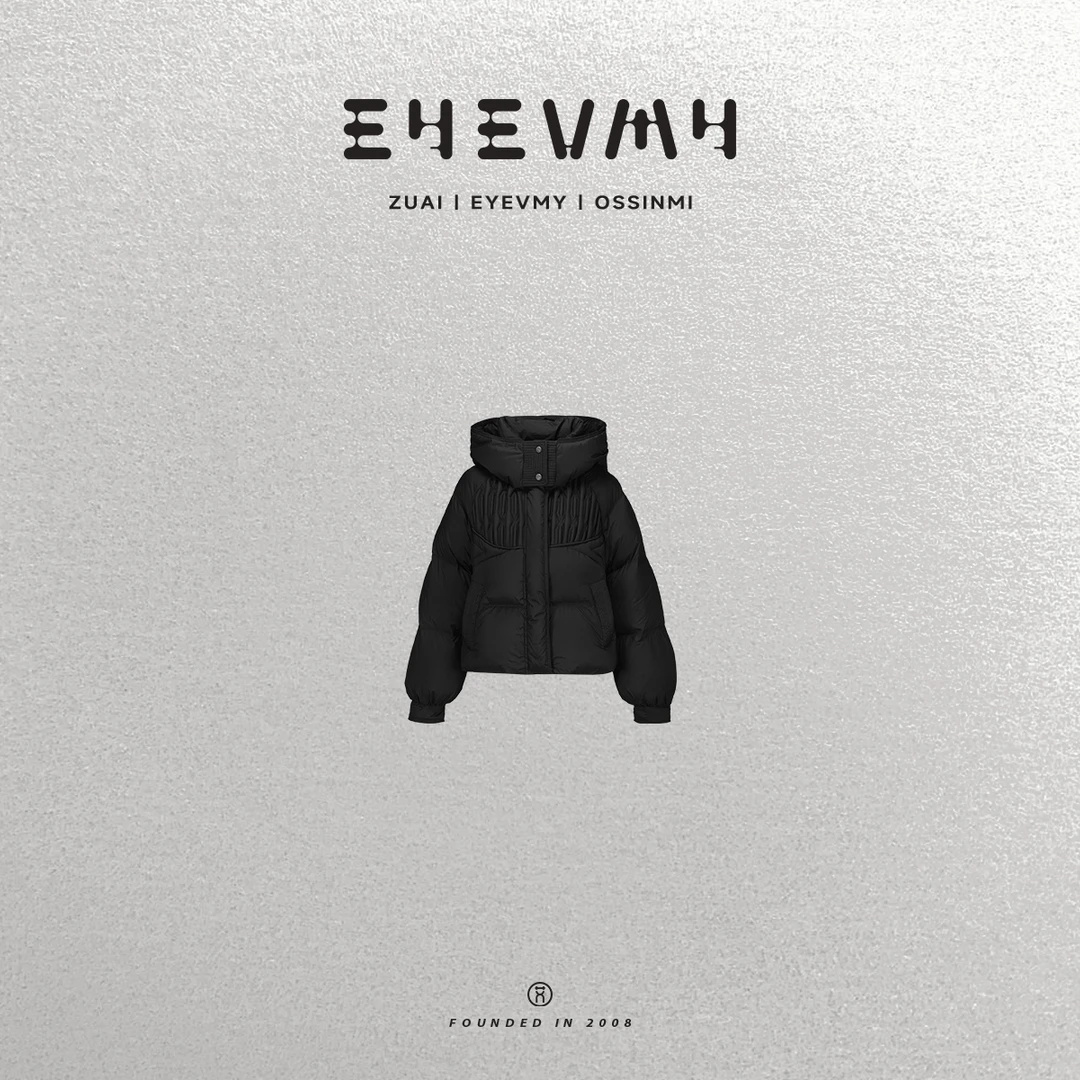 【麻花小鹅包】面包服短款带帽90鹅羽绒服外套WT44OSY041