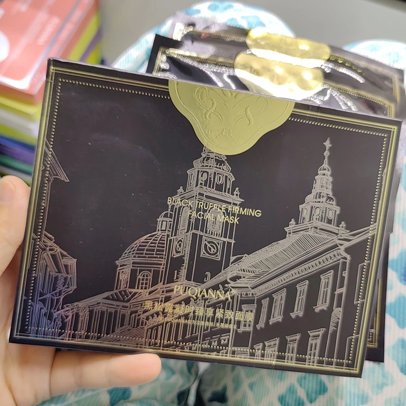 黑松露凝时臻享紧致面膜25ml*5片抗皱淡纹滋养嫩肤膜补水保湿美肌