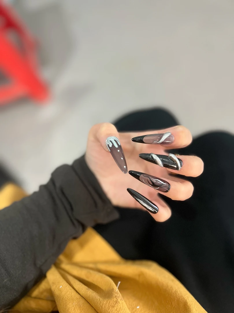 纯手工穿戴甲NO退NO换 没有工具包 仙女純欲穿戴甲