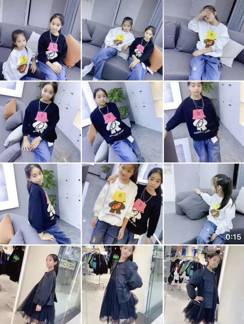 儿童大小男女童服饰