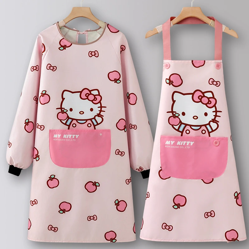 围裙厨房家用2025新款罩衣大人防油防水女做厨房小熊家用防水厨房