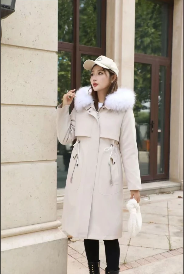 【11-11】休闲新款派克时尚女装冬季女士可拆卸休闲保暖