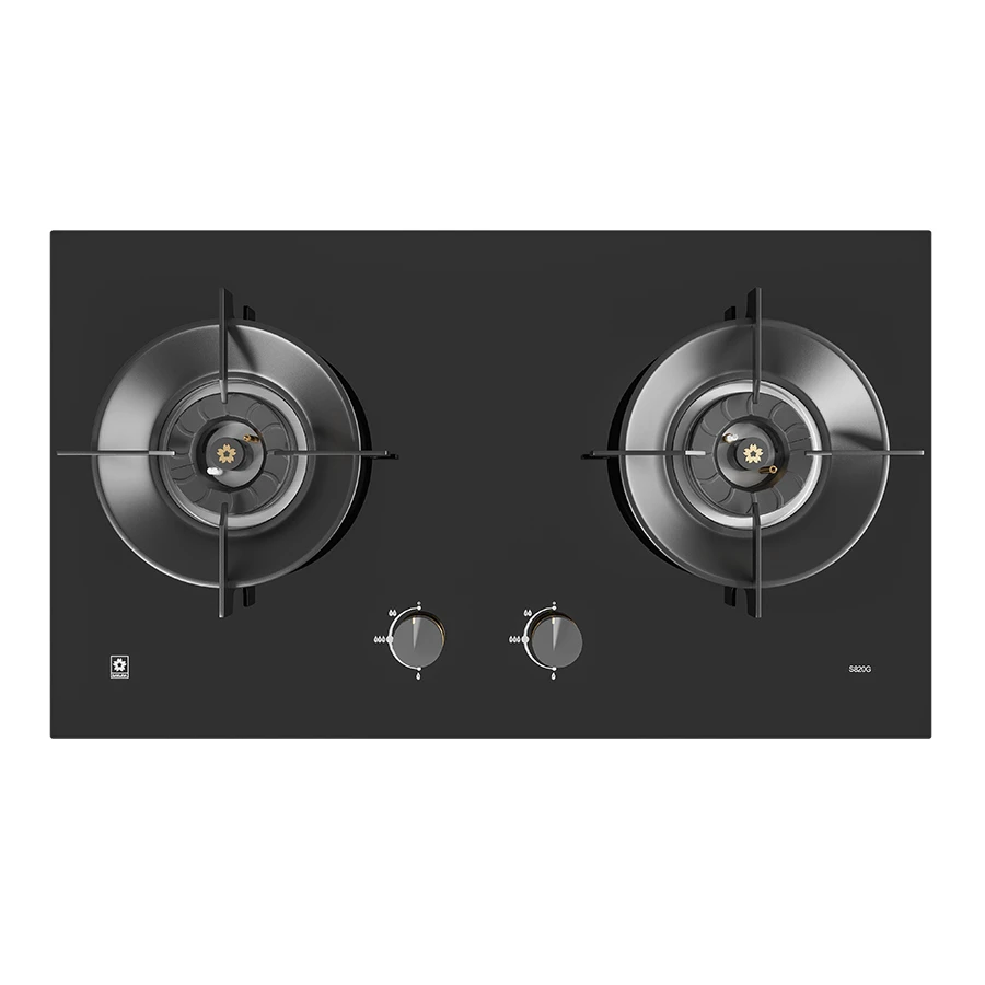 樱花燃气灶5.2kW大火力燃气灶液化气灶一级能效双灶防爆S820G天然