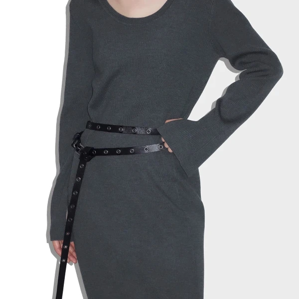 RandomPiece 新品 新奥巴素兰羊毛 圆领/高领针织连衣裙