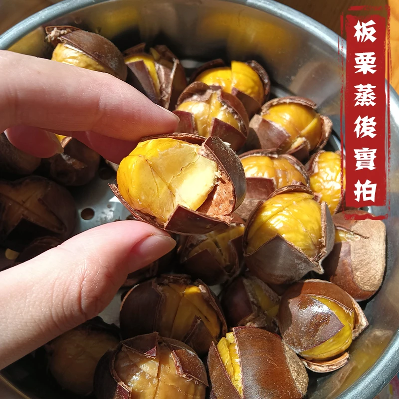 老树自然成熟板栗 新鲜甜糯粉栗子 板栗之乡原产地直发3斤5斤包邮