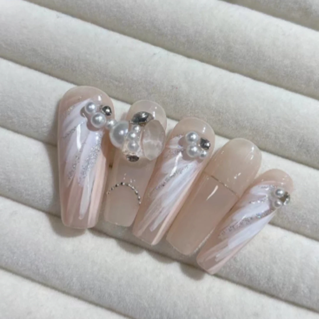 天使的羽毛手工穿戴甲