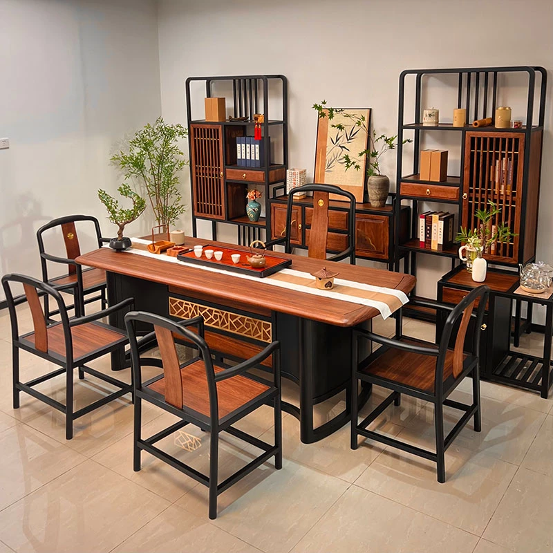 粉丝专享新中式十全十美禅意泡茶桌办公桌两用