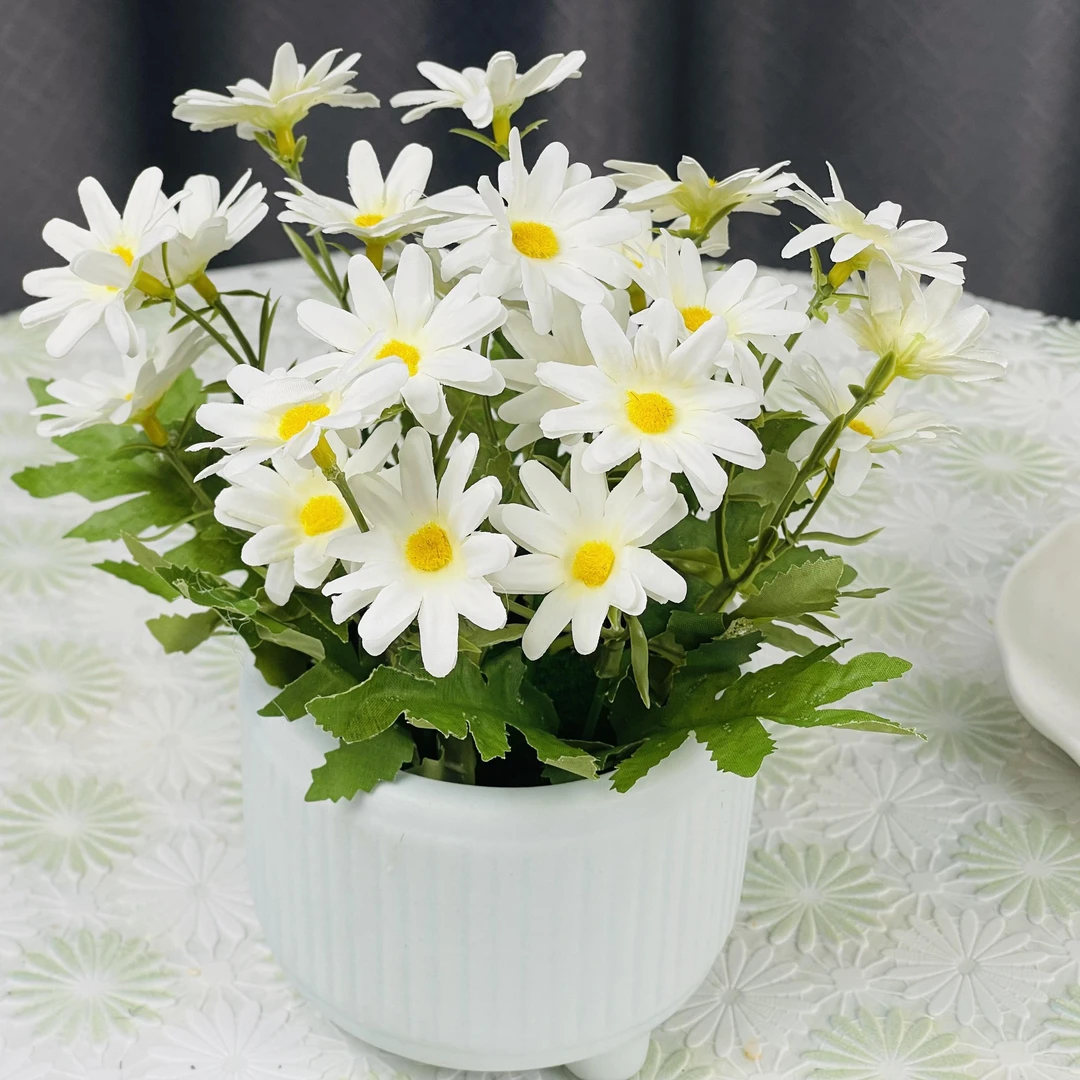 ins玛格丽特菊洋甘菊小雏菊仿真花摆件春游拍照必备道具