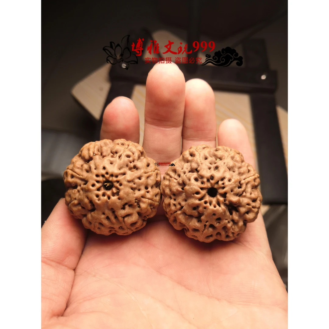 精品蜂窝爆肉金刚菩提 手盘大金刚 几内亚大金刚菩提 手球保健球