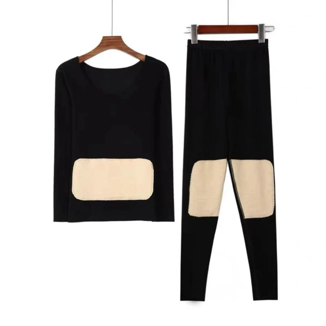 范范家  女士双重贴护保暖套装6903