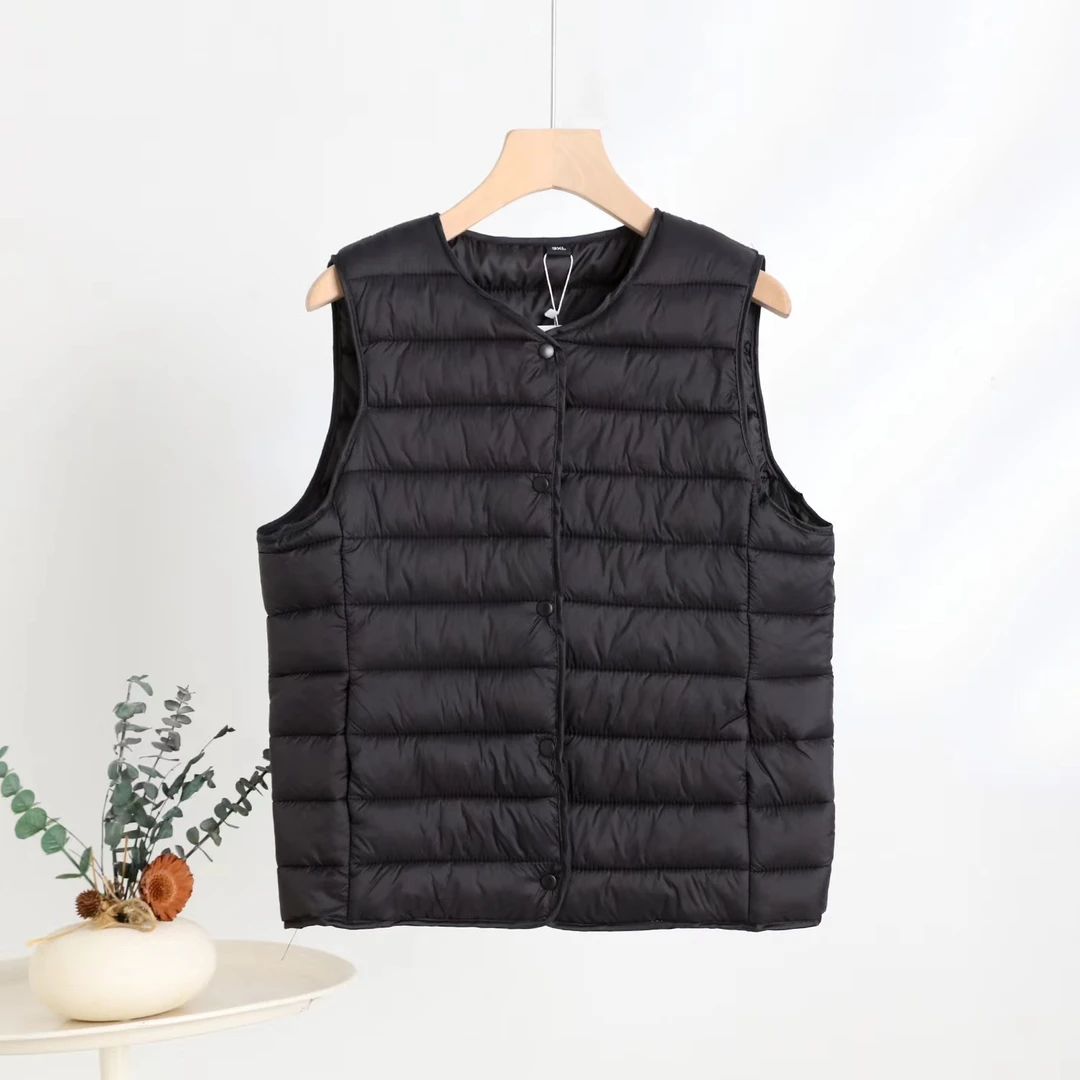 范范家【棉马甲】女士轻薄韩版内胆百搭棉服马甲0686