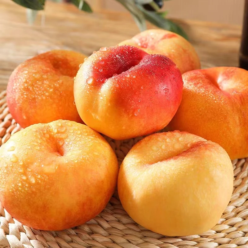 【上官正义专属】正宗陕西彩虹油蟠桃4斤新鲜水果汁水丰富香甜爆汁