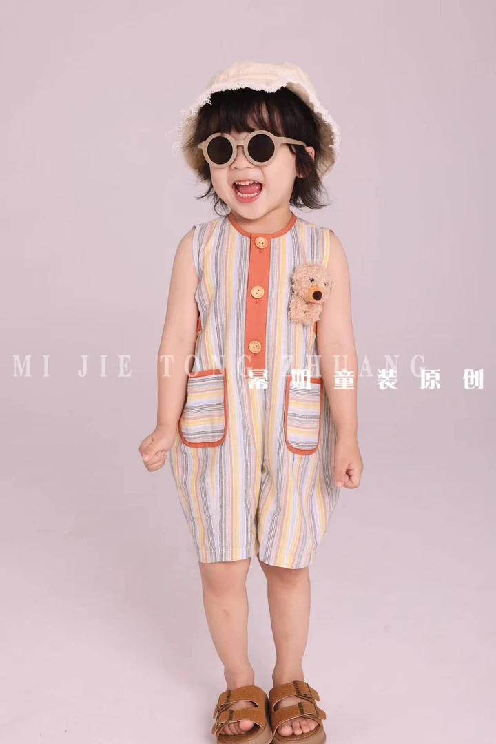 【渔夫裤】2024幂姐原创男童女童外穿裤子时尚休闲夏季2052