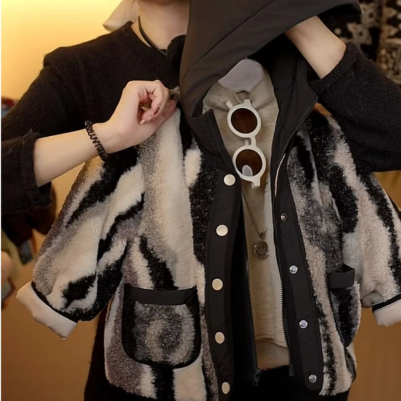 幂姐原创2024秋冬季男女童潮流连帽棉服MJD247014