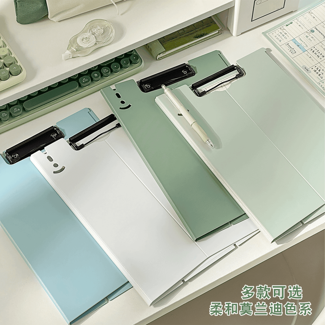 立式板夹文件夹A4纸夹板写字板垫板学生高颜值加厚书写垫纸板