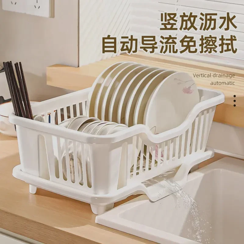 碗碟沥水架加厚大号收纳碗柜多功能家用厨房大号碗筷置物架