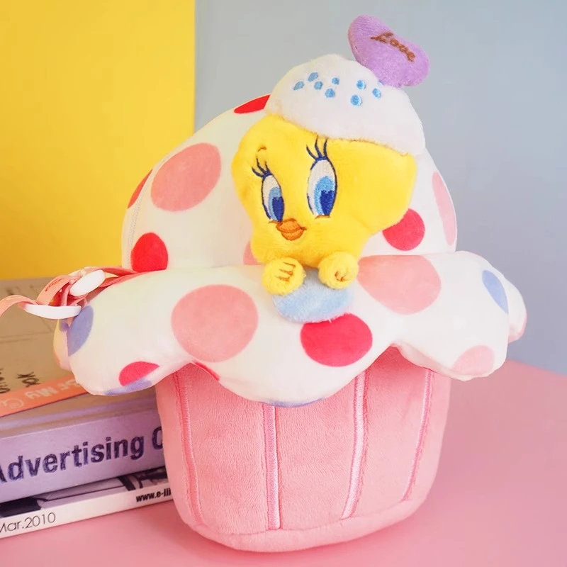 微瑕正品华纳正版授权崔弟纸杯蛋糕包时尚卡通毛绒单肩斜跨手机