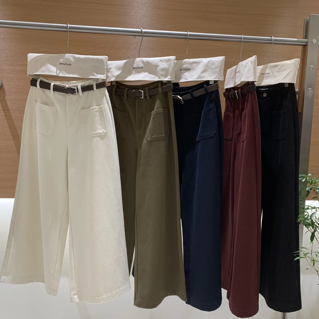 【小口袋神裤】升级版分量感阔腿裤！！2887