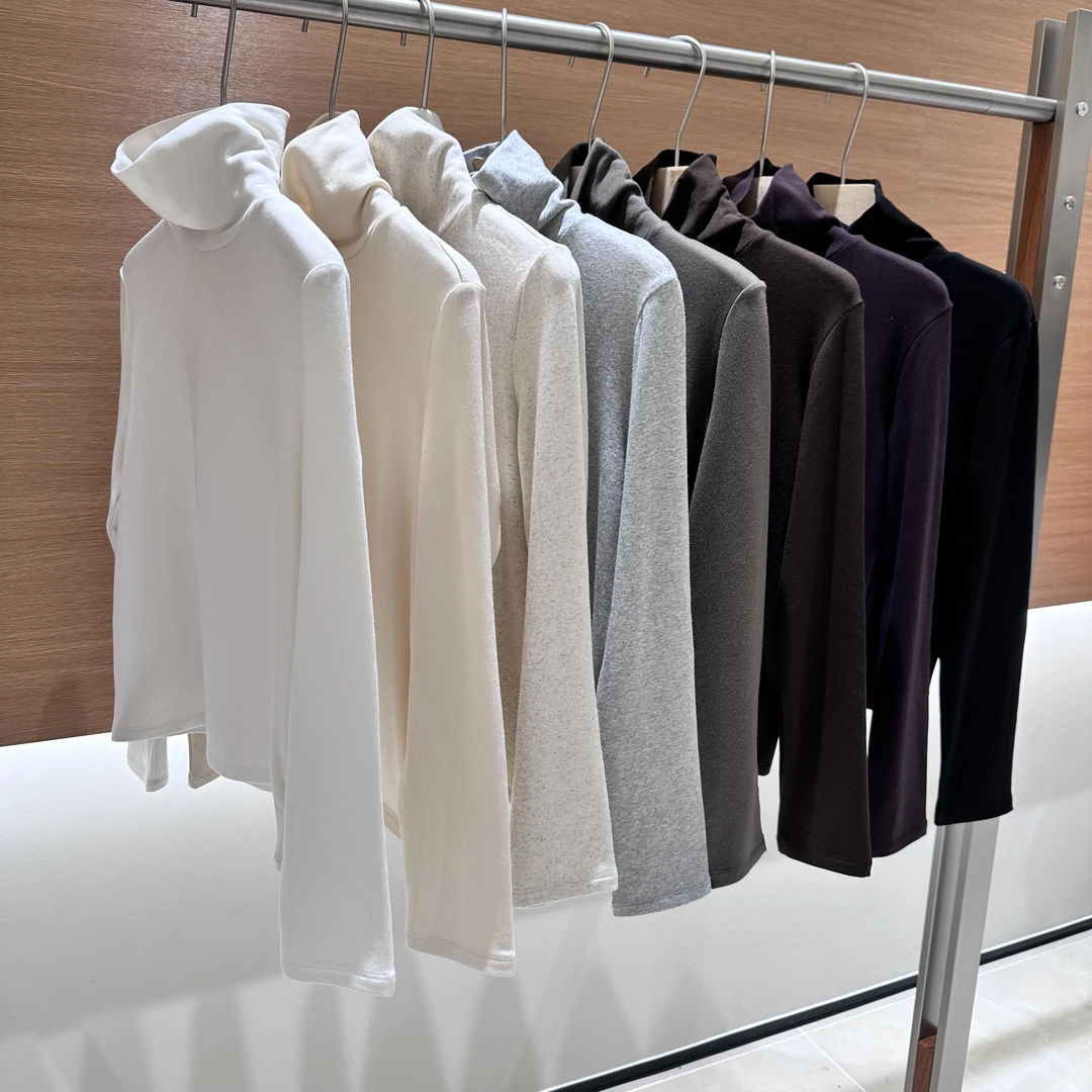 奶fufu！高领打底衫！磨毛保暖！2697