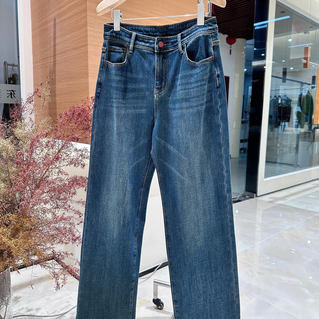 洒脱女主！超模裤！160cm以上冲！四面弹高腰直筒版型！2690