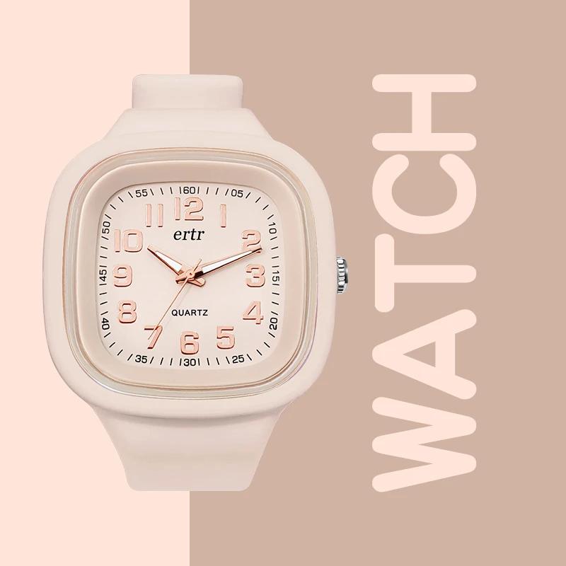 2024新款手表女款学生初中高中高颜值考试指针运动防水儿童石英表