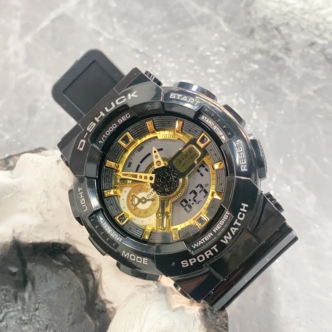 手表男款初高中学生潮流韩版夜光防水时尚青少年运动多功能电子表