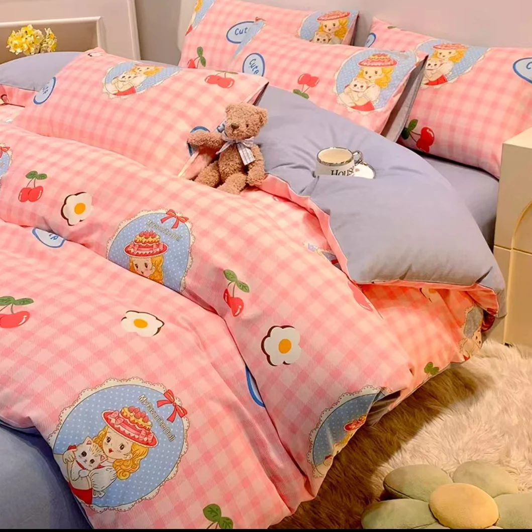 （4008）加厚斜纹棉双人被套2*2.3米 安妮公主