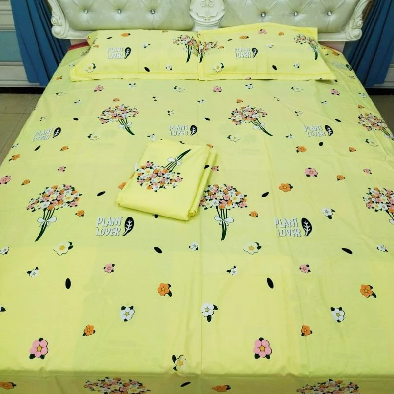 （328）纯棉标准双人四件套   （手捧花）