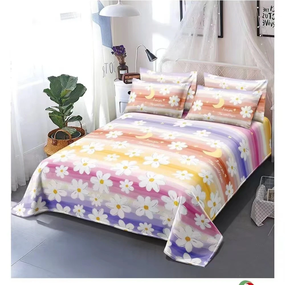 （040）华夫格纯棉床单2.45*2.45米（+－5公分）【适用于1.8床】幸福朵朵